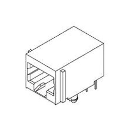 Molex Modular Connectors / Ethernet Connectors Lopro Ra Modjack 50Sau 8/8 432498927